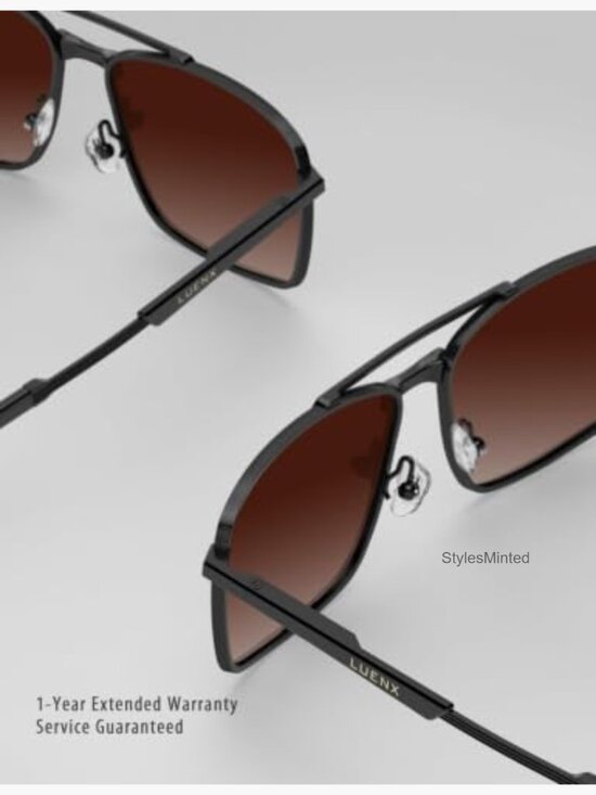 Rectangular Aviator Sunglasses Polarized Square UV400 Driving Shades main image 7
